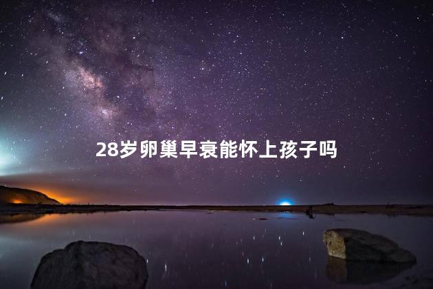 28岁卵巢早衰能怀上孩子吗，28岁卵巢早衰可以怀上孩子吗