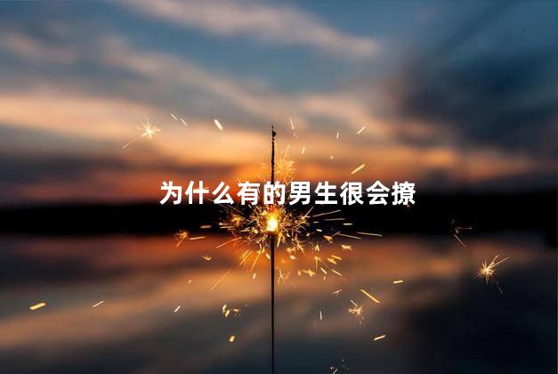 为什么有的男生很会撩