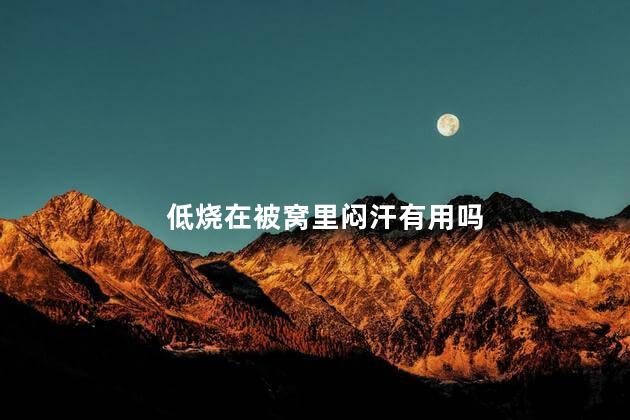 低烧在被窝里闷汗有用吗，低烧在被窝里闷汗有没有用