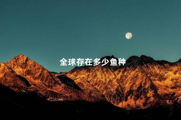 全球存在多少鱼种，全球鱼有多少种类