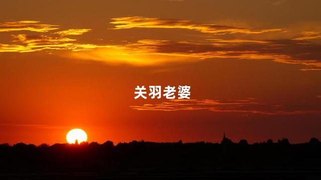 关羽老婆，关羽的老婆是哪位