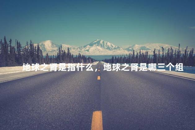 地球之肾是指什么，地球之肾是哪三个组成
