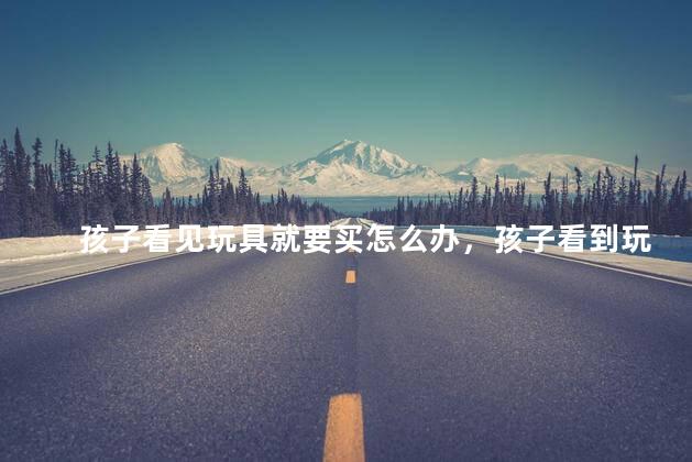 孩子看见玩具就要买怎么办，孩子看到玩具就要买家长怎么处理