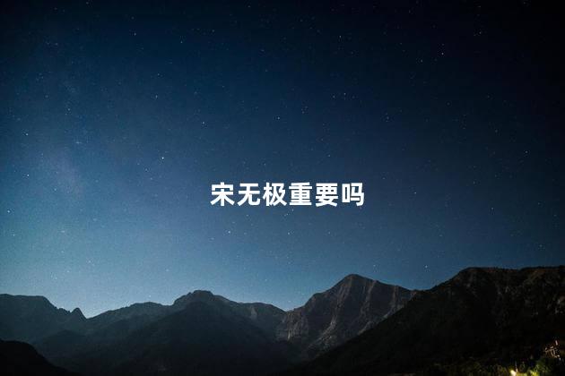 宋无极重要吗