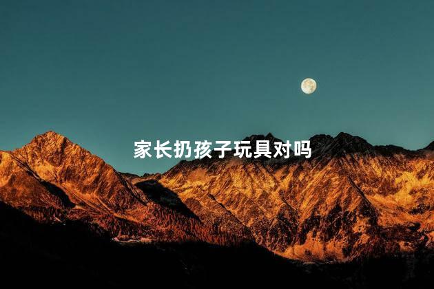 家长扔孩子玩具对吗，家长扔孩子玩具对不对