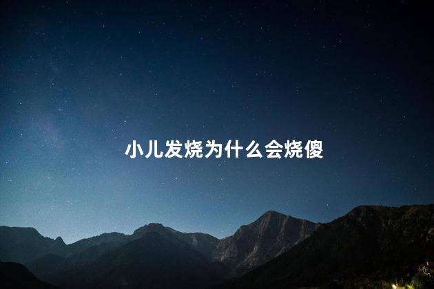 小儿发烧为什么会烧傻，小儿发烧为何会烧傻