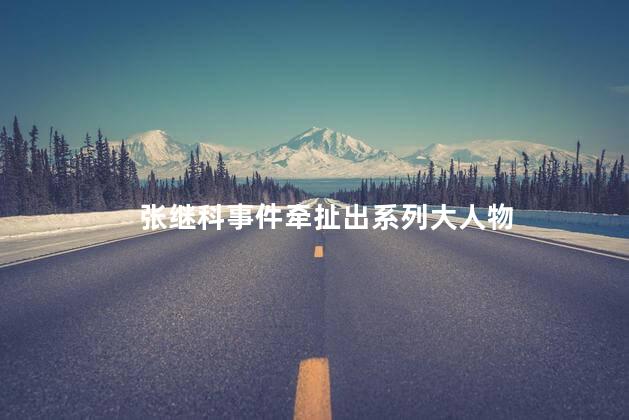 张继科事件牵扯出系列大人物