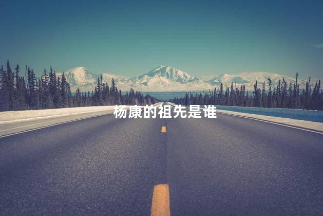 杨康的祖先是谁，谁是杨康的祖先