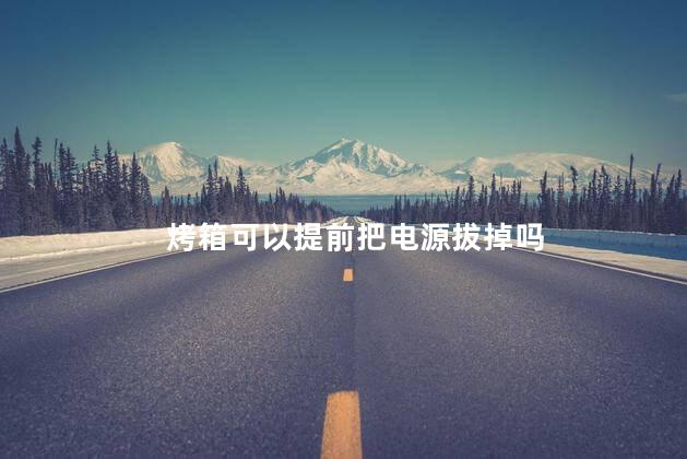 烤箱可以提前把电源拔掉吗，烤箱能提前把电源拔掉吗