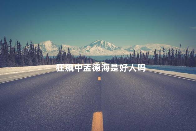 狂飙中孟德海是好人吗，狂飙孟德海为什么入狱