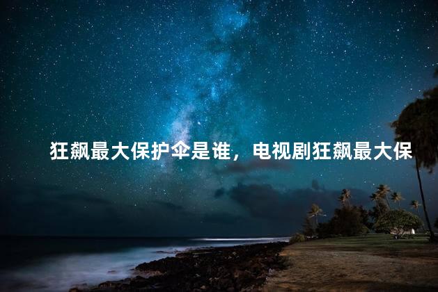 狂飙最大保护伞是谁，电视剧狂飙最大保护伞是谁