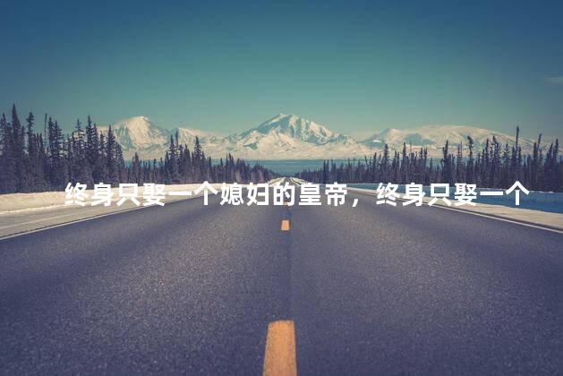 终身只娶一个媳妇的皇帝，终身只娶一个女人的皇上